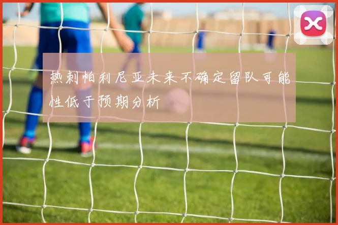 热刺帕利尼亚未来不确定留队可能性低于预期分析