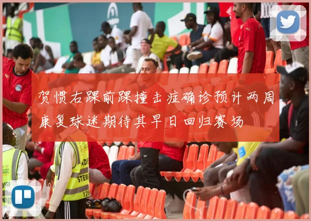 贺惯右踝前踝撞击症确诊预计两周康复球迷期待其早日回归赛场